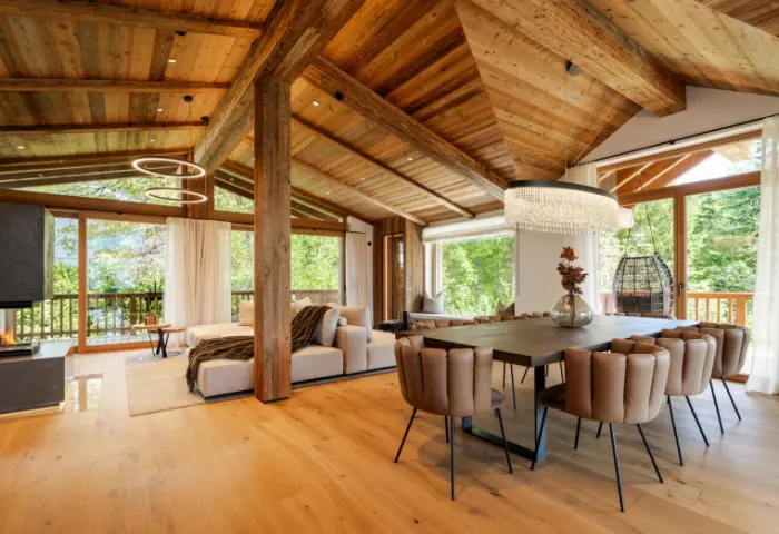 WOHNZIMMER + KAMIN